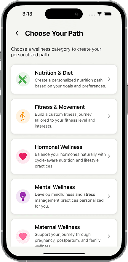 Elevatia goal setting interface